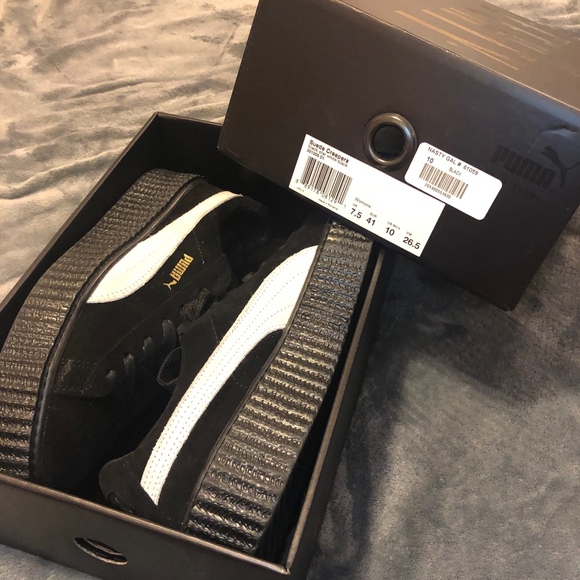 Rihanna Fenty Black - White Star Suede Creepers - Picture 8 of 8